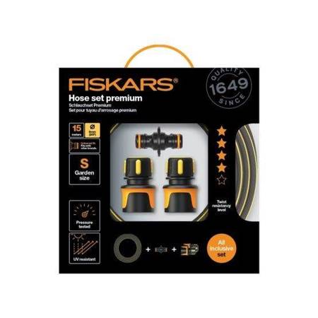  Zestaw z wężem ogrodowym Premium 9mm 3/8 15m FISKARS 1027101