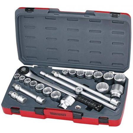 22-elementowy zestaw narzędzi nasadowych z chwytem kwadratowym 3/4" T3422S Teng Tools  167370105