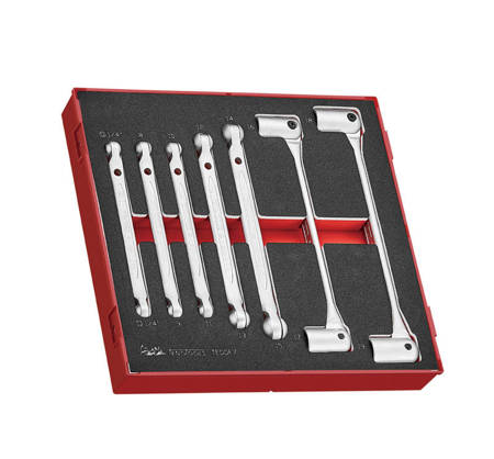 7-elementowy zestaw kluczy przegubowych nasadowych Teng Tools TEDDF7 277790101