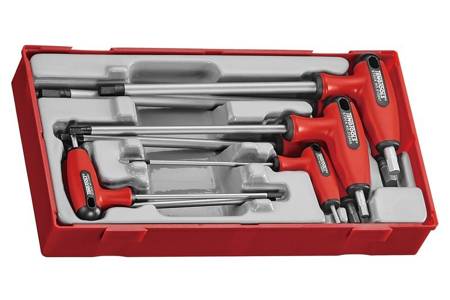 7 sztuk kluczy trzpieniowych sześciokątnych (imbusowych) w zestawie Teng Tools TTHEX7S 245800107