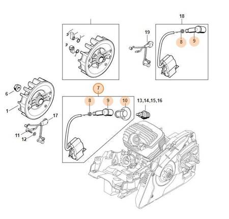 Cewka Moduł Zapłonowy STIHL 1141-400-1307