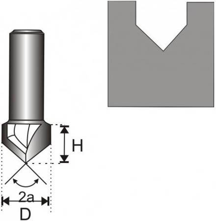 FREZ ROWKUJĄCY 8mm VT8 DEDRA 07F052B