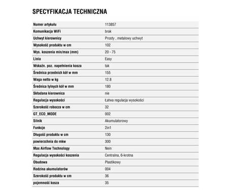 Kosiarka akumulatorowa 32.2 Li EASY AL-KO 113857