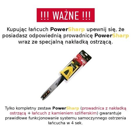 ŁAŃCUCH TNĄCY + KAMIEŃ 56 3/8 1,3 POWERSHARP OREGON PS56E