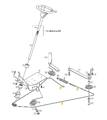 LINKA STEROWANIA PRIMO STIGA 1134-9138-01