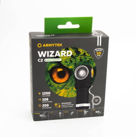 Latarka czołowa Armytek Wizard C2 USB v4 white