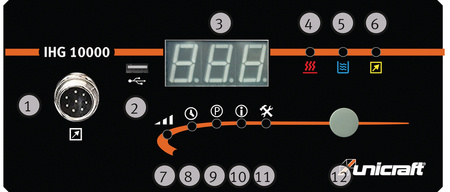 Nagrzewnica Indukcyjna IHG 10000 Unicraft 6420100