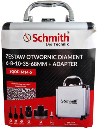 OTWORNICE DIAMENTOWE M14 6-68mm ADAPTER SCHMITH