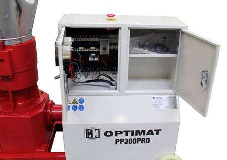 Optimat peleciarka Granulator Paszy Peletu PP300PRO z Obudową 300 kg/h - Ø199 mm, peleciarki