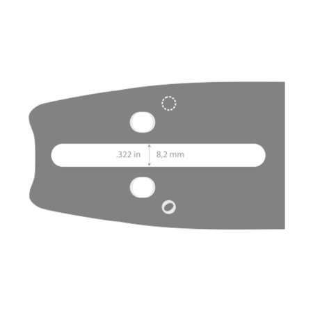 PROWADNICA DO PILAREK 15 1,3MM OREGON 150MLBK041