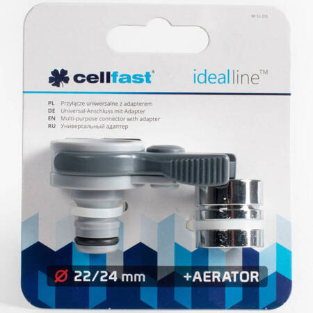 Przyłącze Uniwersalne z Adapterem 22/24mm CELLFAST IDEAL 52-255