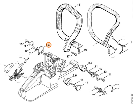 STIHL AMORTYZATOR PIERŚCIENIOWY PIŁY 1121-790-9902