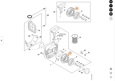 STIHL Rolka linki kosy 4147-190-1011