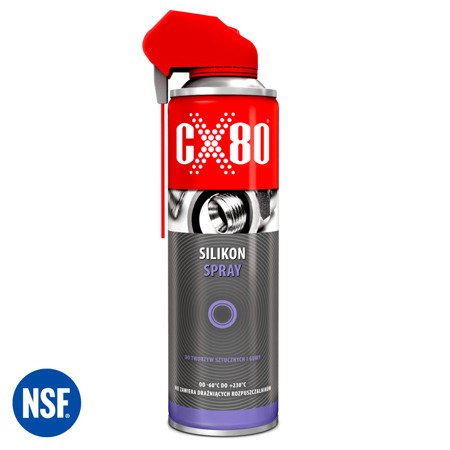 Silikon spray 500 ml certyfikat NSF DUO CX80 602371