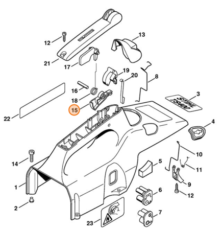 Stihl Dzwignia Gazu 4223-182-1000