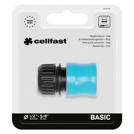 Szybkozłącze stop 1/2" 5/8" BASIC Cellfast 50-120