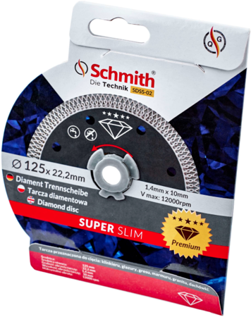 TARCZA DIAMENTOWA DO BETONU 200mm SCHMITH SDSS-06