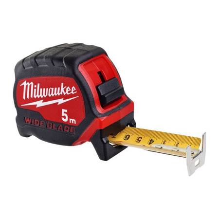 TAŚMA MIERNICZA ZWIJANA PREMIUM WIDE BLADE 5M MILWAUKEE 4932471815