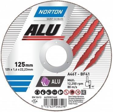 Tarcza ALU 41 125x22,23mm Norton 66252828237