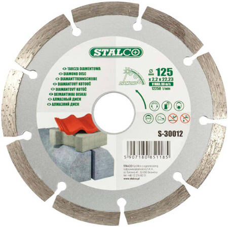 Tarcza Diamentowa 230mm Stalco S-30023