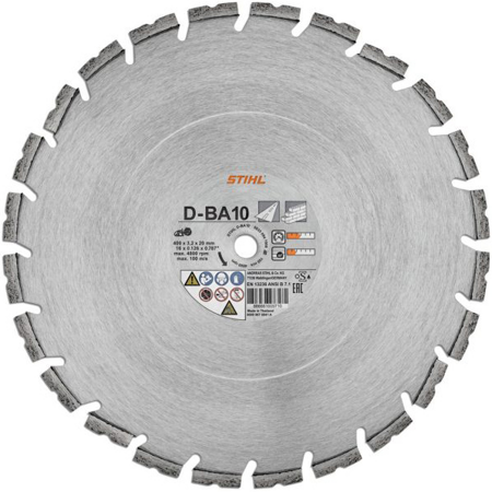 Tarcza Diamentowa STIHL D-BA10 350mm 14'' Beton / Asfalt 0835-094-7007