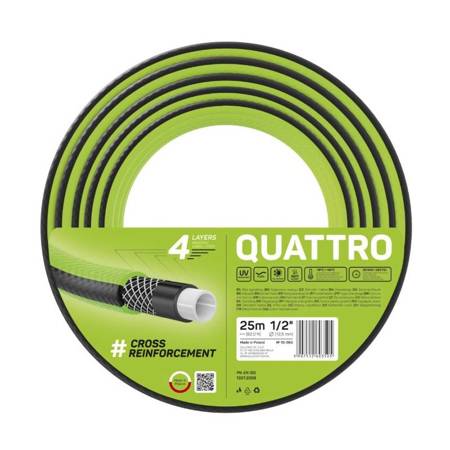 WĄŻ OGRODOWY QUATTRO 3/4" 25m CELLFAST 10-075