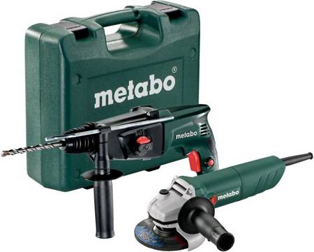 WIERTARKA UDAR KHE 2444 + SZLIFIERKA W750-125 METABO