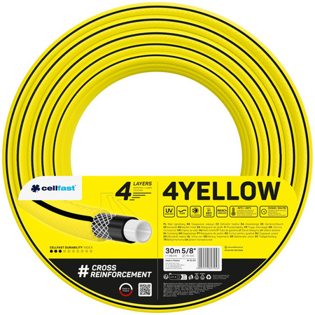 Wąż Ogrodowy 4YELLOW 5/8'' 30m Cellfast 10-511