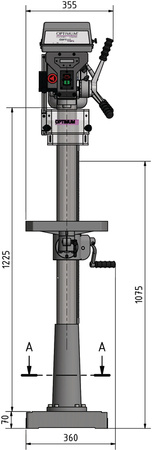 Wiertarka Stołowa Optidrill D26PRO Optimum 3003030