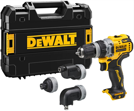 Wiertarko-wkrętarka z wymiennymi głowicami 12V XR DeWalt  DCD703NT