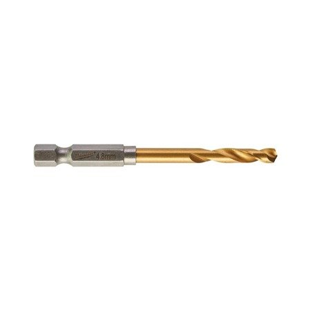 Wiertło do metalu HEX HSS-G TIN 4,8 mm Milwaukee 48894711