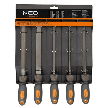 ZESTAW PILNIKÓW DO METALU 5szt NEO TOOLS 37-610