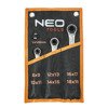 Klucz oczkowy z grzechotką 4w1 3 szt. NEO Tools 09-795